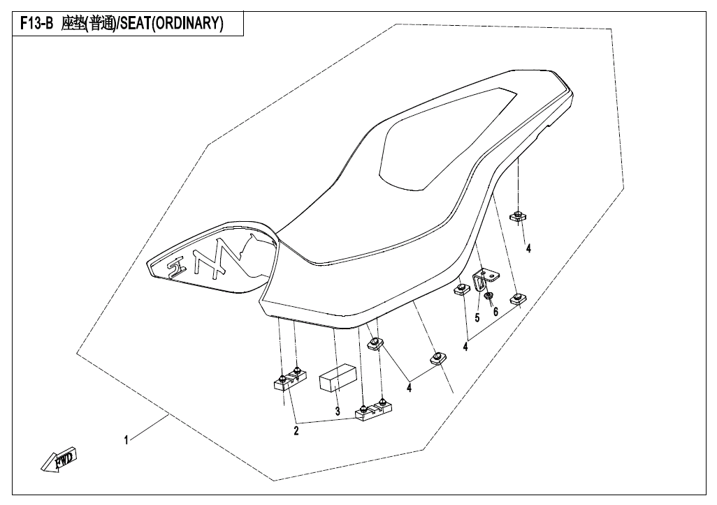 SEATï¼ORDINARYï¼ - F13-B