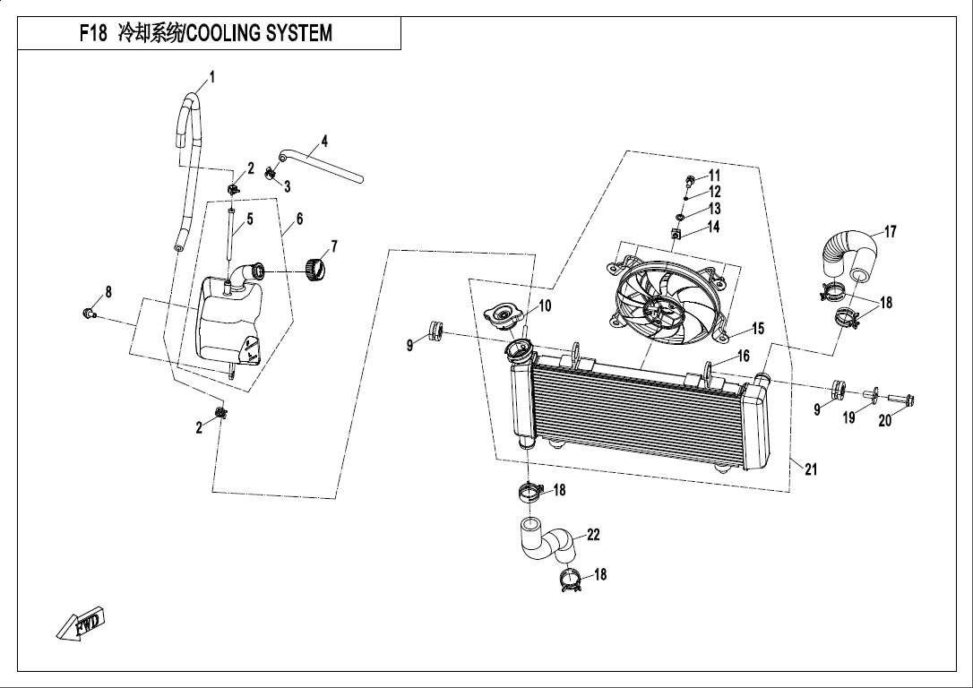 COOLING SYSTEM - F18