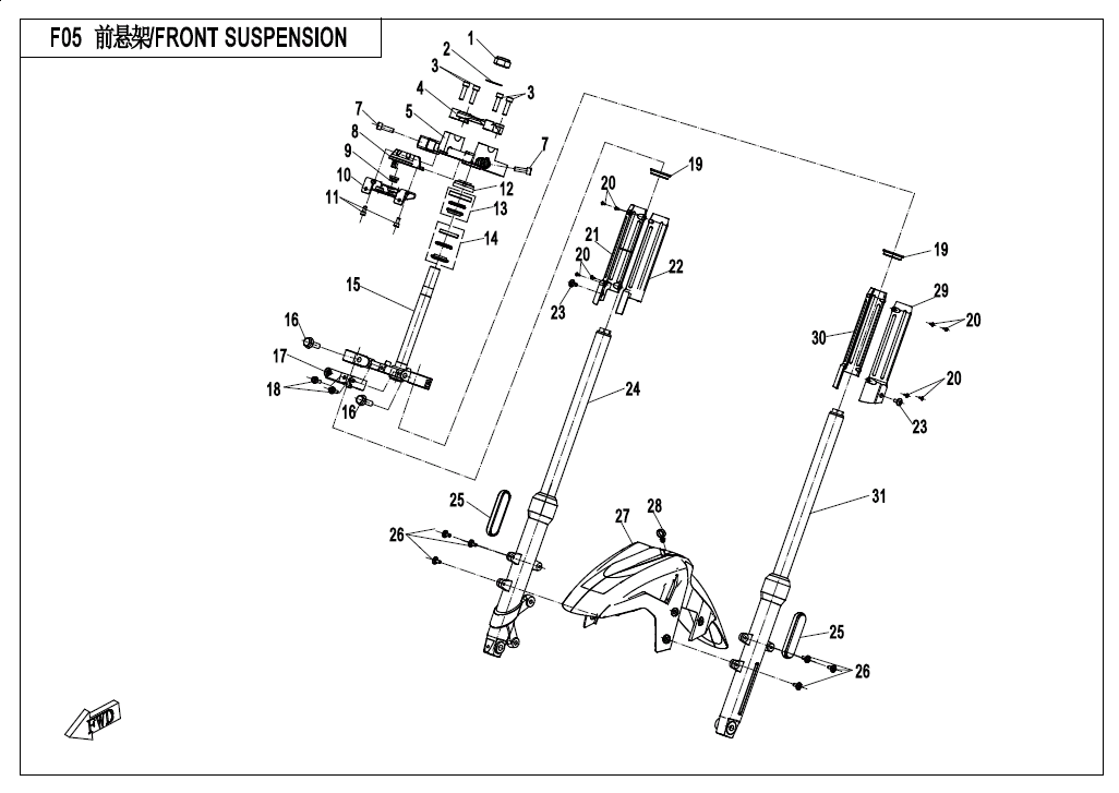 FRONT SUSPENSION - F05