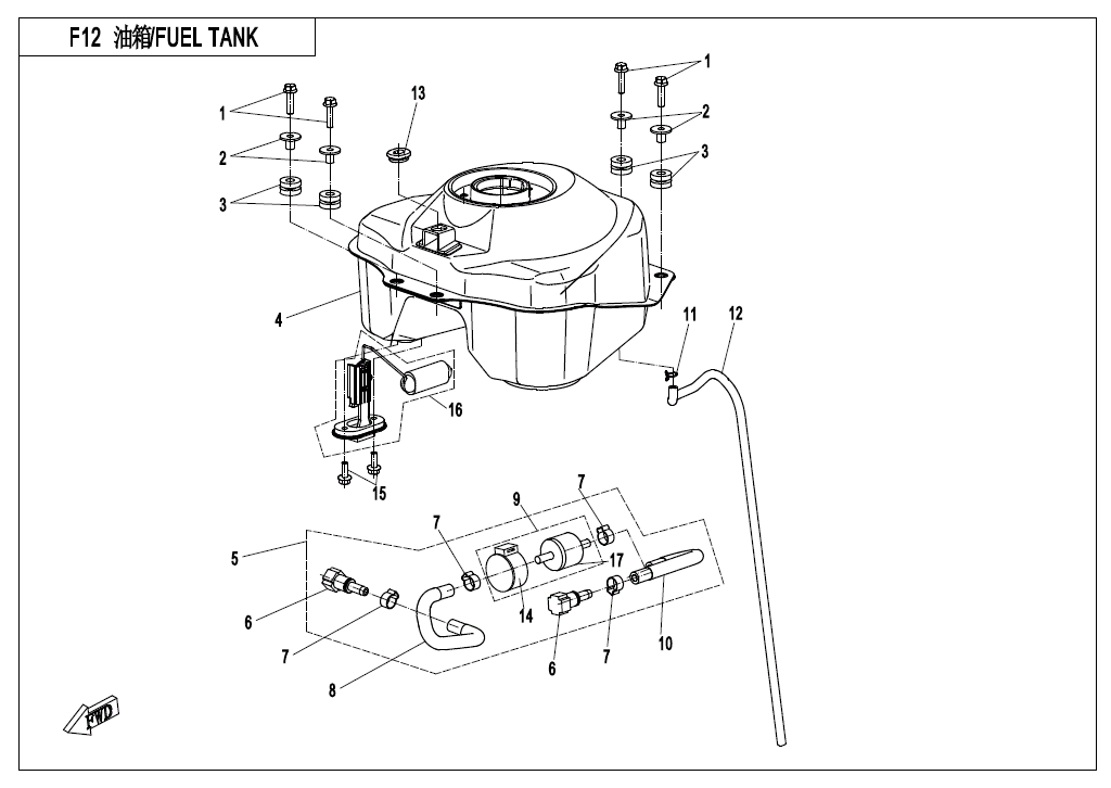 FUEL TANK - F12