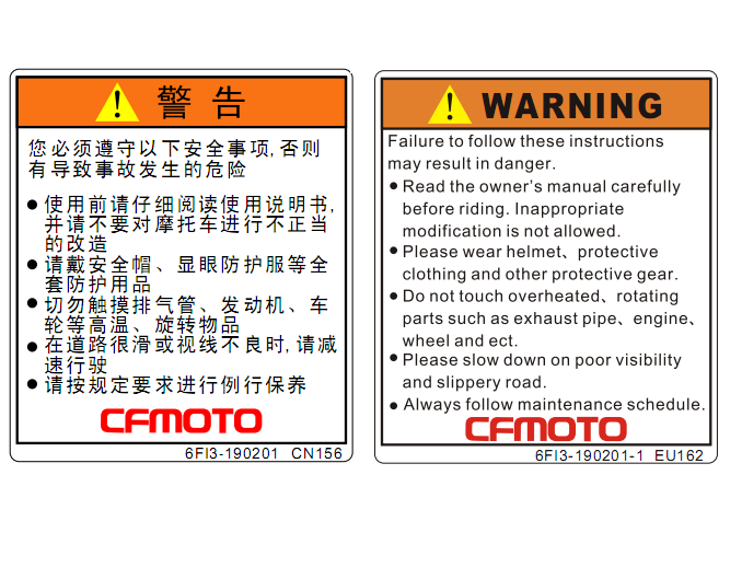 DECAL(WARNING) - F19-A