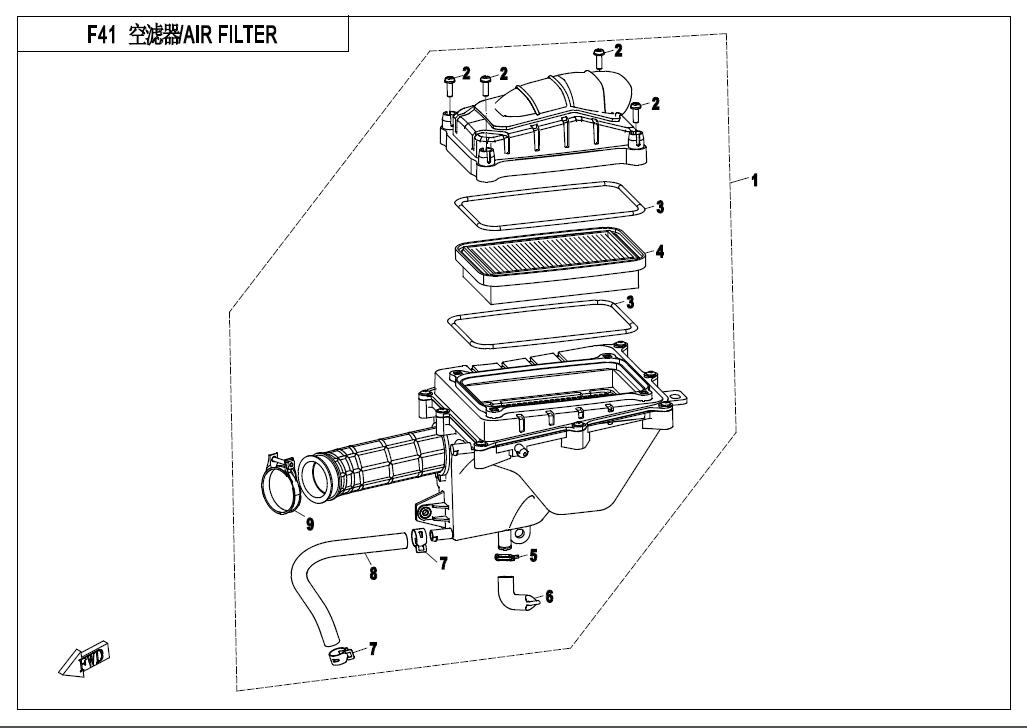 AIR FILTER  - F41