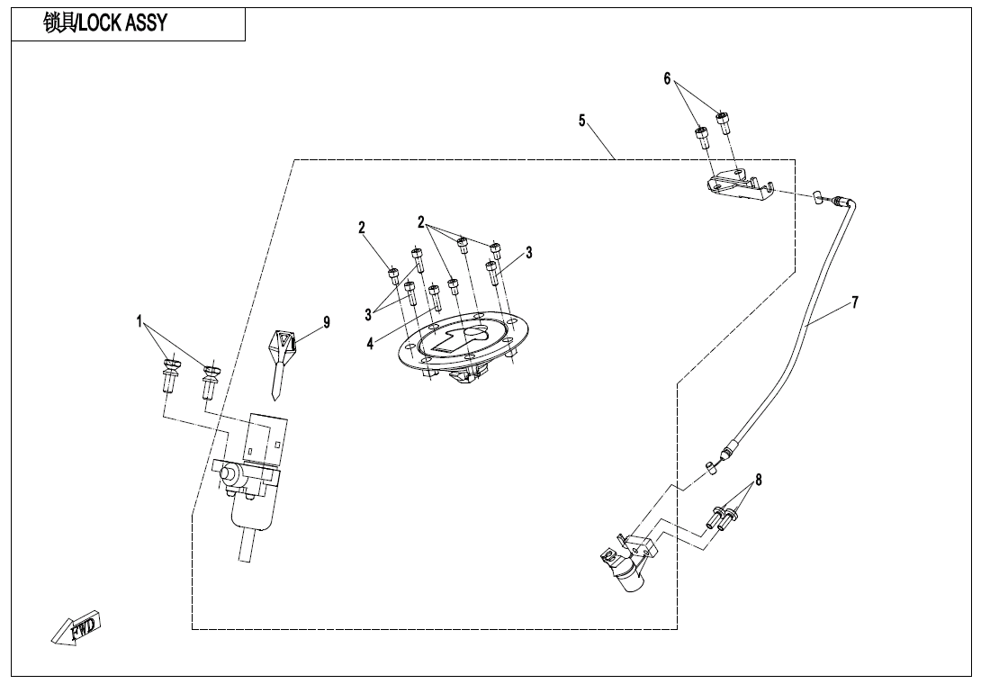 LOCK KIT - F01