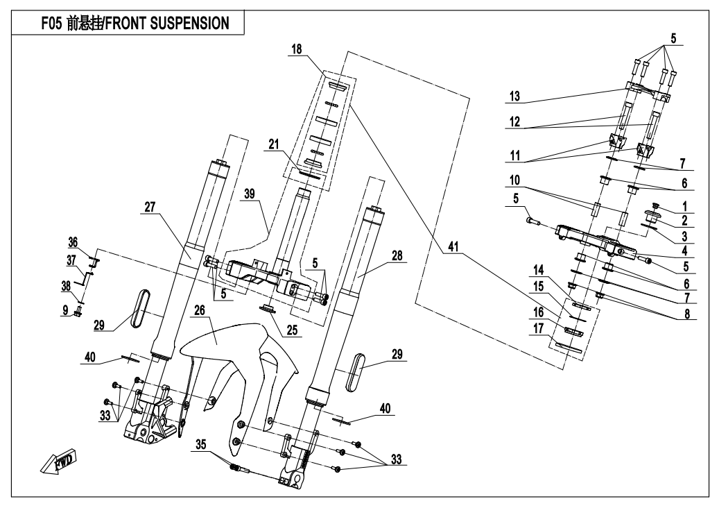FRONT SUSPENSION - F05