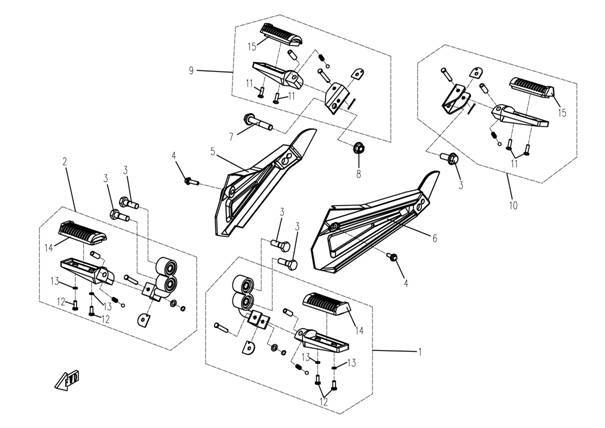 FOOT REST - F06