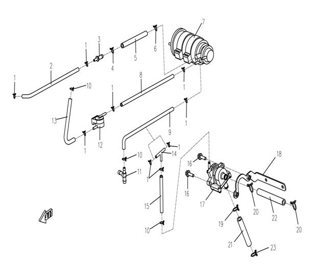FUEL EVAPORATION RECYCLE SYSTEM - F29