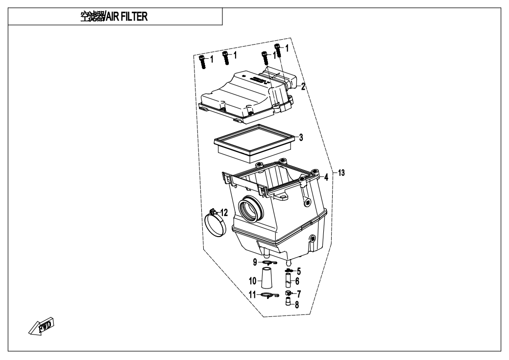 AIR FILTER - F41
