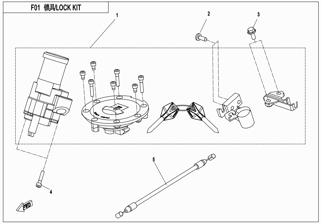 LOCK KIT - F01