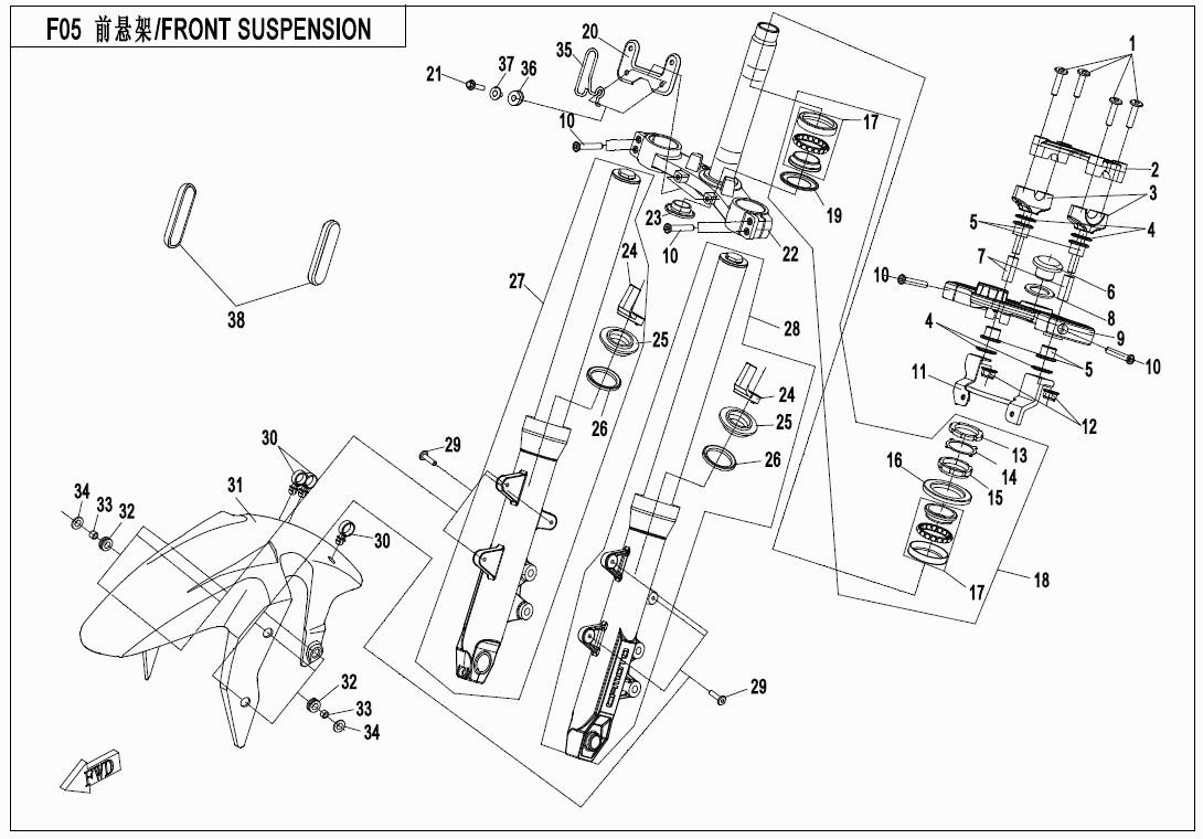 FRONT SUSPENSION - F05