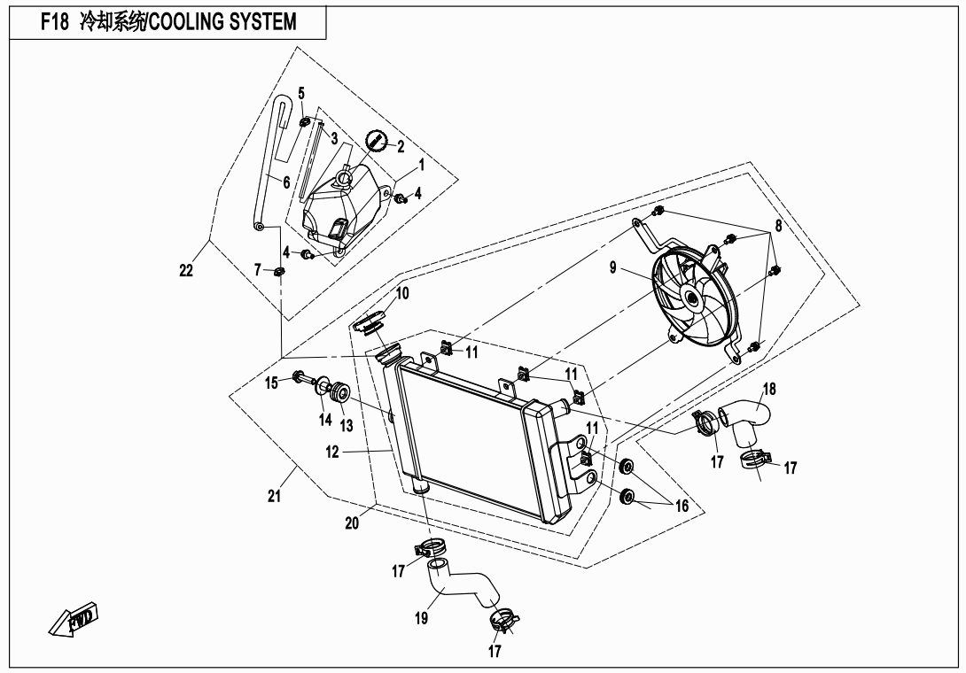 COOLING SYSTEM - F18