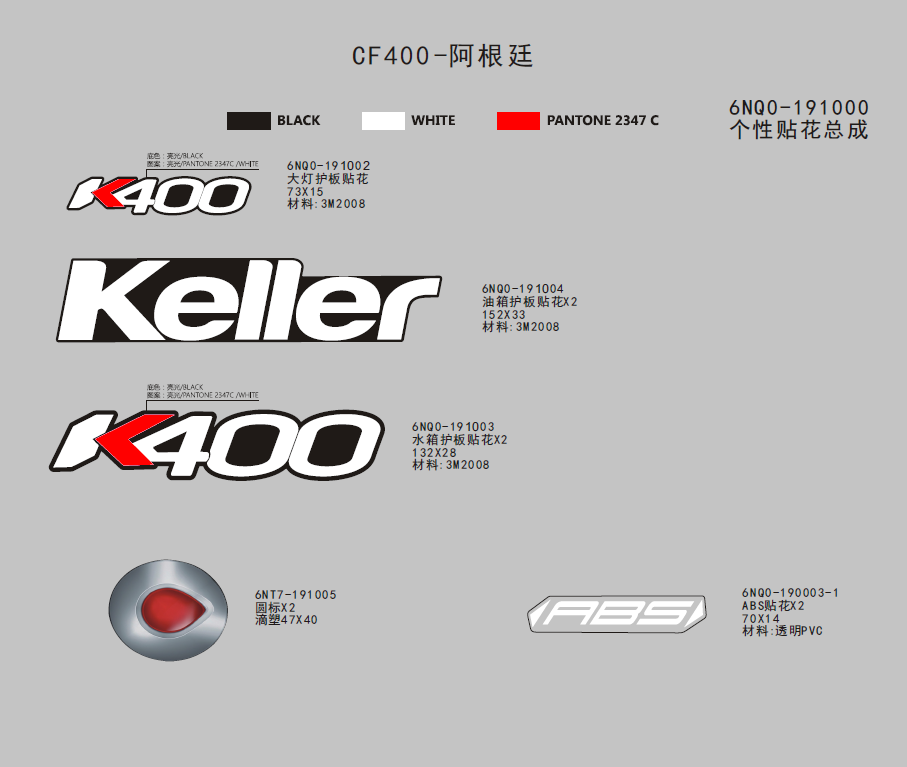 DECAL(PEARL BLACK-ARG) - F19-G