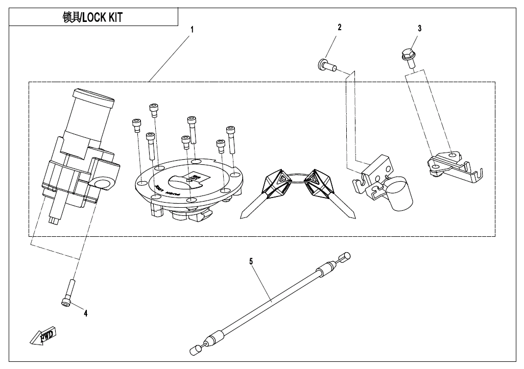 LOCK KIT - F01