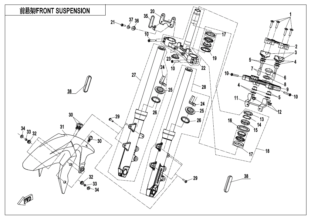 FRONT SUSPENSION - F05