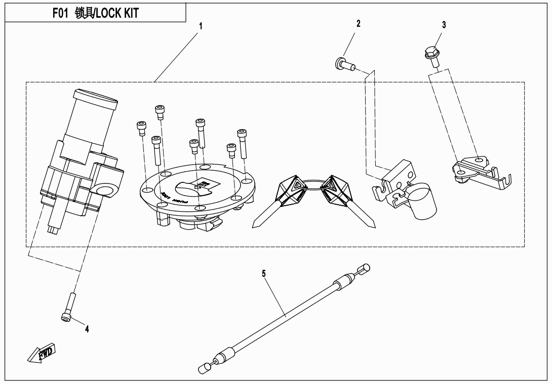 LOCK KIT - F01