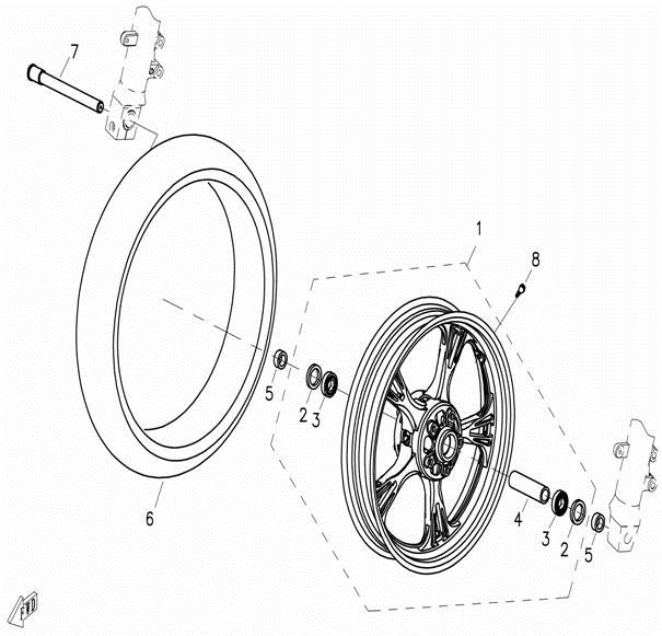 FRONT WHEEL - F07