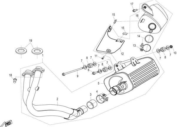 MUFFLER ASSY. - F02