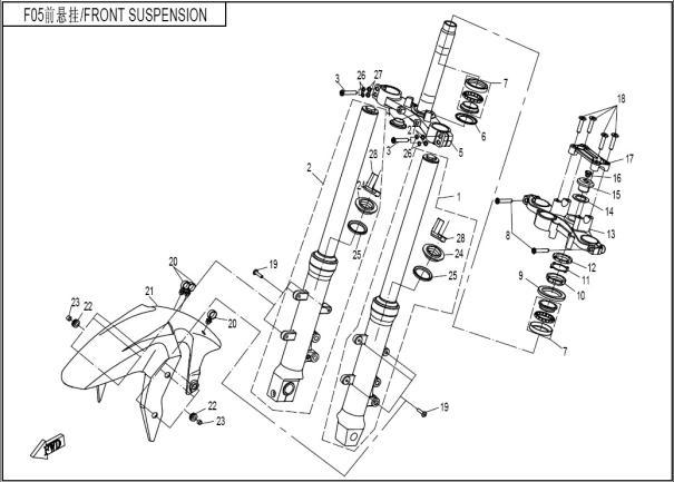 FRONT SUSPENSION - F05
