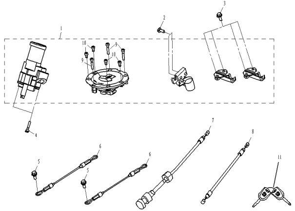 LOCK ASSY - F01