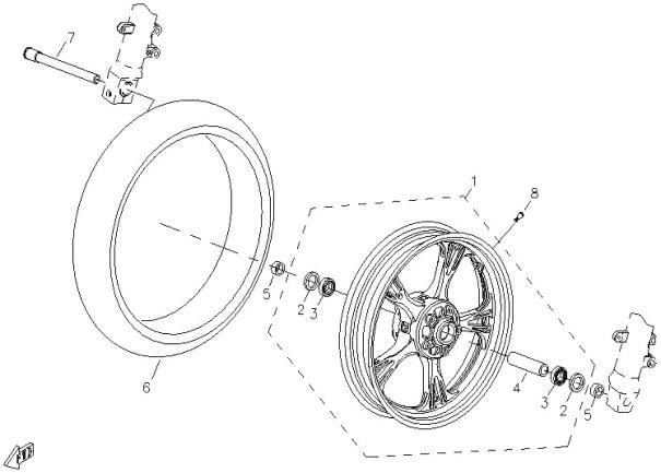 FRONT WHEEL - F07
