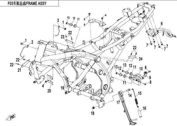 FRAME ASSY. - F03