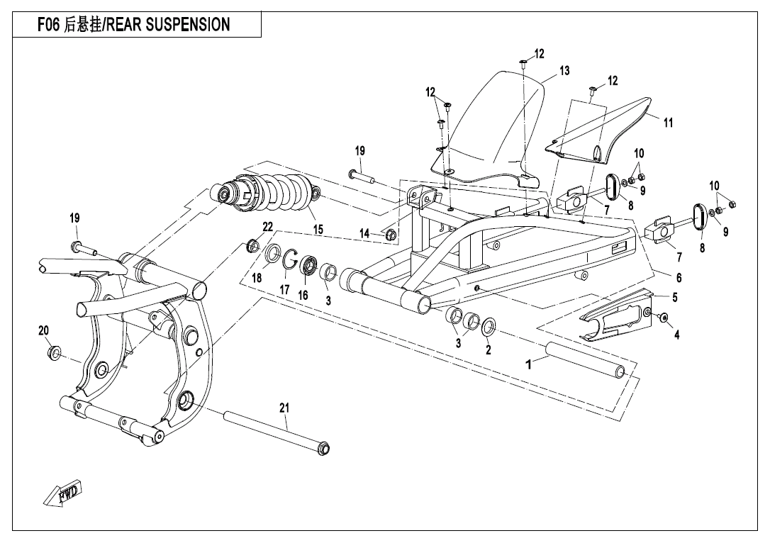REAR SUSPENSION - F06-ABS