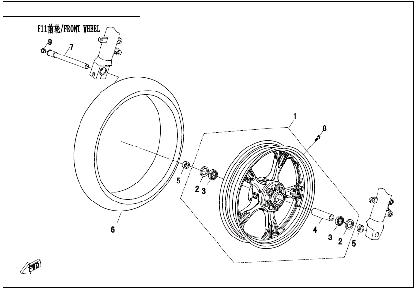 FRONT WHEEL - F07