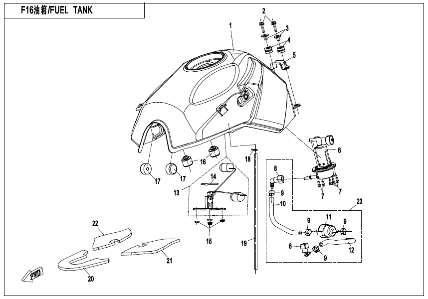 FUEL TANK - F12