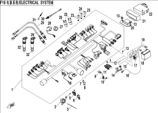 ELECTRIC SYSTEM(ABS) - F15-B