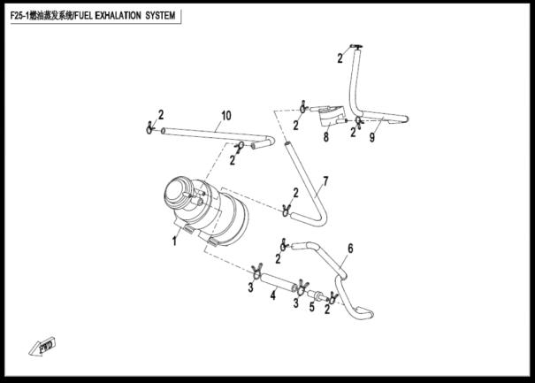 FUEL EVAPORATION SYSTEM (EURO) - F36-ABS