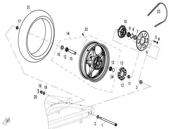 REAR WHEEL - F11