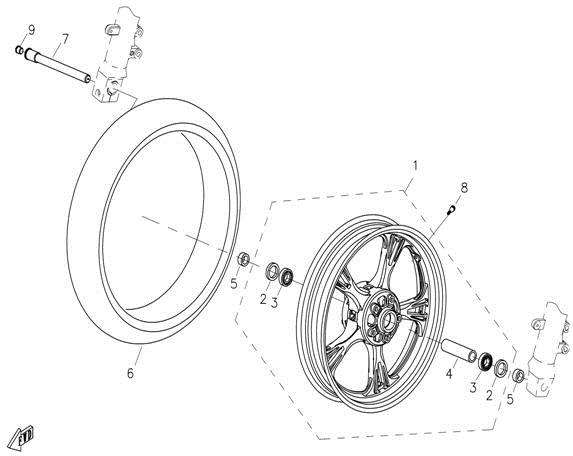 FRONT WHEEL - F07