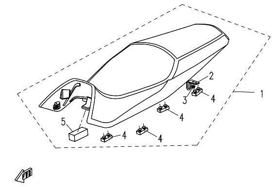 SEAT ASSY - F13