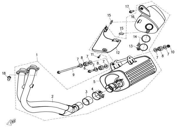 MUFFLER ASSY - F02