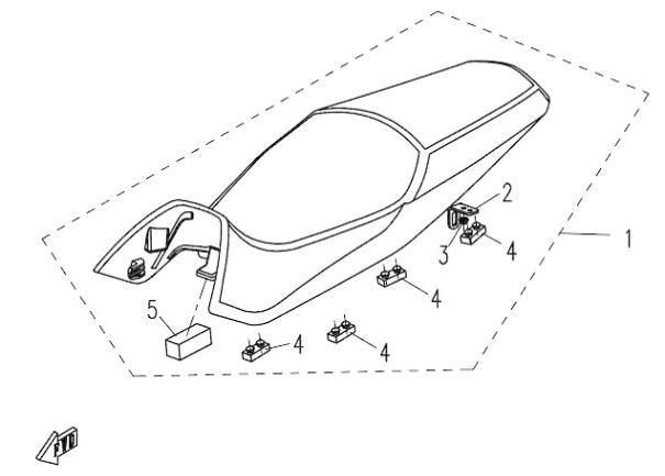 SEAT ASSY - F13