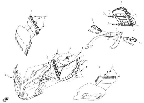 LIGHT ASSY - F16