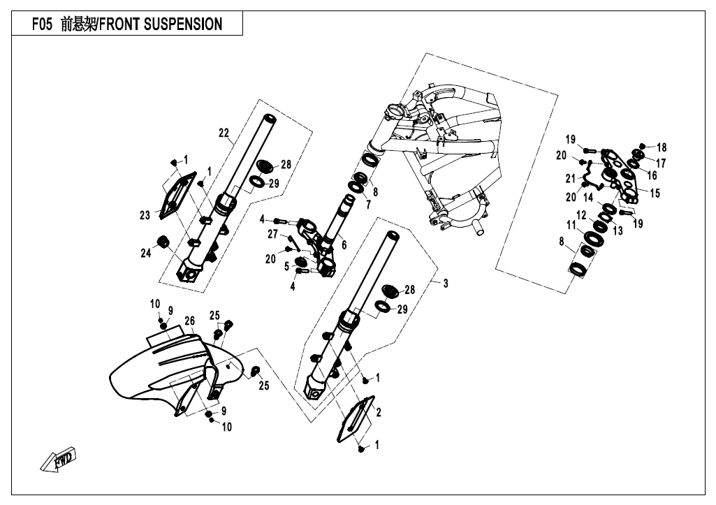 FRONT SUSPENSION - F05