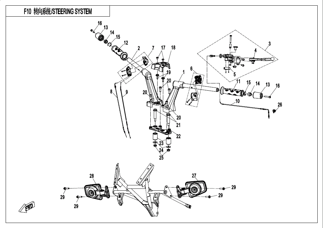 STEERING SYSTEM - F10