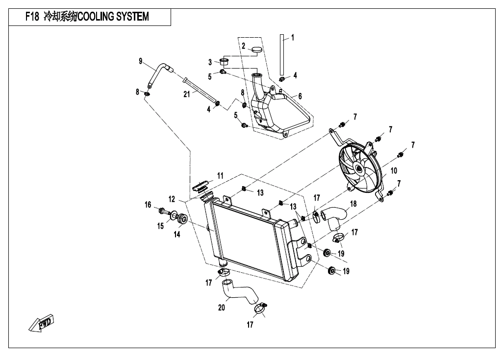 COOLING SYSTEM - F18