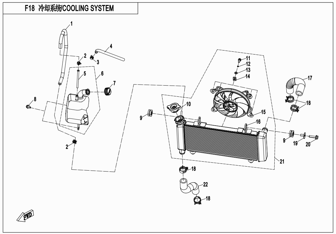 COOLING SYSTEM - F18