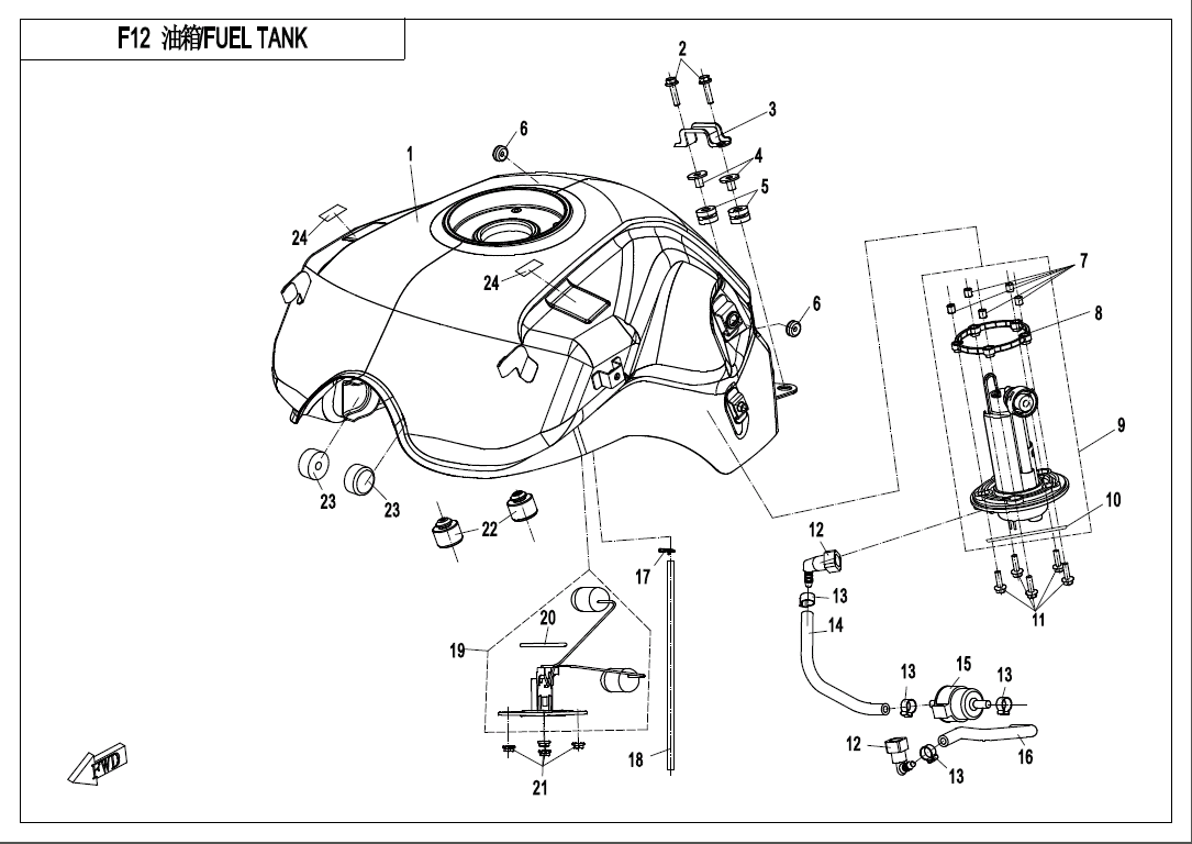 FUEL TANK - F12