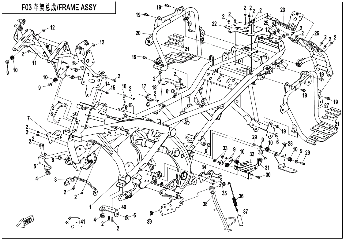 FRAME ASSY - F03