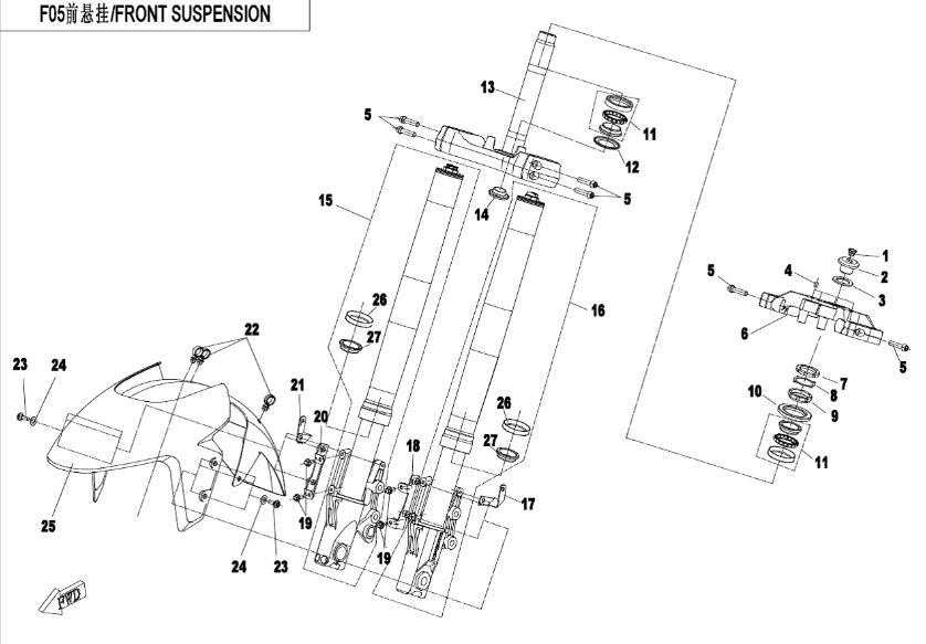 FRONT SUSPENSION - F05