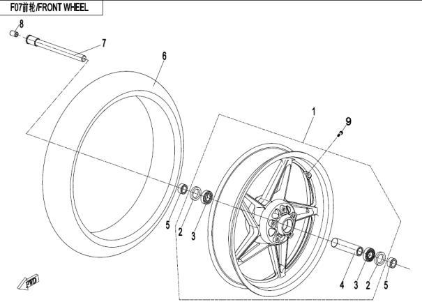 FRONT WHEEL - F07