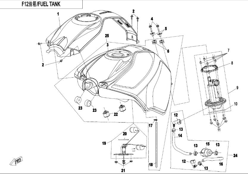FUEL TANK - F12