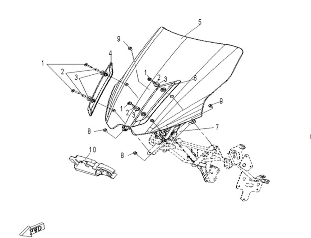 WINDSHIELD ASSY. - F24
