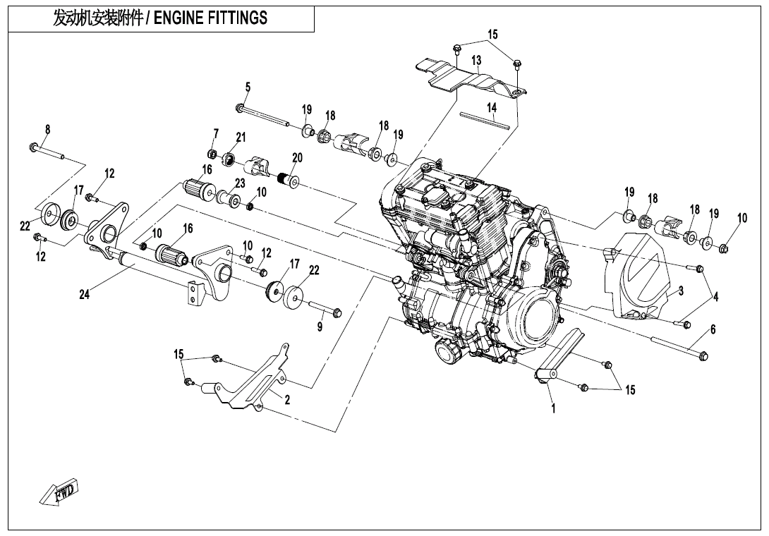 ENGINE FITTINGS - F00