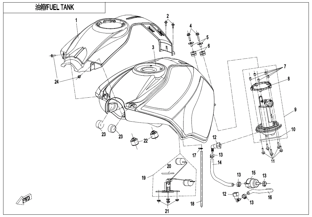 FUEL TANK - F12