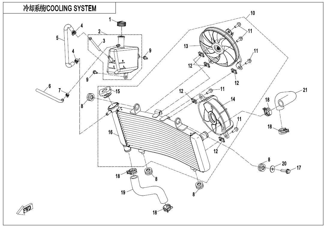 COOLING SYSTEM - F18