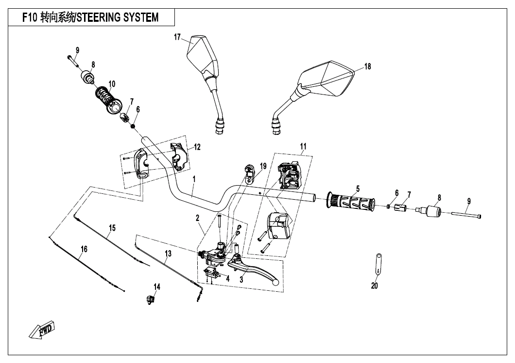 STEERING SYSTEM - F10