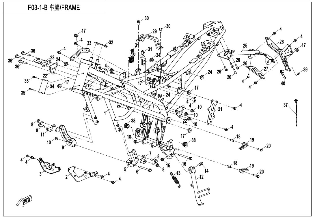 FRAME(NON ABS) - F03-1-B